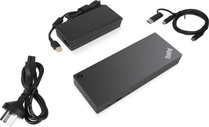 Lenovo ThinkPad Hybrid USB-C with USB-A Dock, Docking station, USB-C, GigE, 135 Watt, Universal Docking, RapidCharge | 40AF0135UK / 40AC0135UK