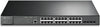 TP-LINK JetStream 28-Port Gigabit L2 Managed Switch, 24-Port, PoE+, 4 SFP Slots, 2 Fans, Rack Mountable, Static Routing, IPv6, Black | SG3428MP