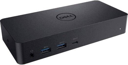 Dell Universal Docking Station D6000, Ultra 4K + Power Supply (130W), USB 3.0 & USB C Triple 4K or Single 5K Display Docking Station with 2x Displayport & HDMI Port for Windows / Mac, Black | 452-BCYJ