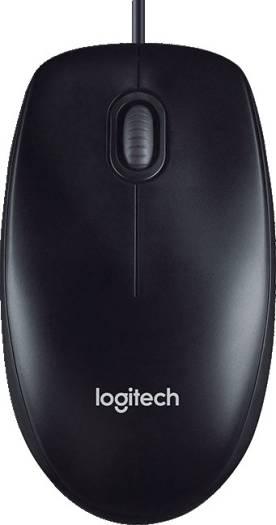Logitech M100R Wired USB Mouse (Black) | 910-005005 - 910-006652