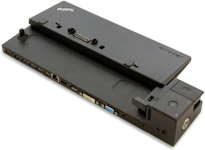 Lenovo ThinkPad 90W Pro Dock, 3x USB 3.0, DisplayPort 1.2, DVI-D, VGA, Stereo/Mic Combo Audio Port, Security Lock Hole, Black | 40a10090UK