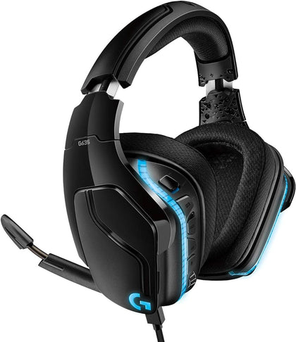 Logitech G635 Wired 7.1 Surround Sound LIGHTSYNC Gaming Headphones |981-000750