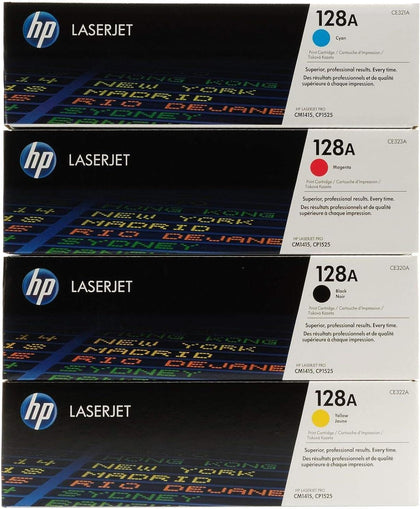 Hp 128a Color Laserjet Toner Cartridge Set Ce320a, Ce321a, Ce322a, Ce323a - eBuy UAE