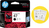 HP 47 Black Original Ink Cartridge - eBuy UAE