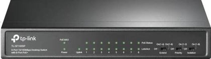 TP-Link 9-Port Desktop Switch with 8-Port PoE+ | TL-SF1009P