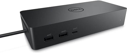 Dell UD22 Universal Dock, 10 Ports with Gigabit Ethernet Connect to Any USB-C Notebook, 5K-60 Hz Video Resolution, 130W Power Delivery, Multiple Monitor Support, Black | UD22
