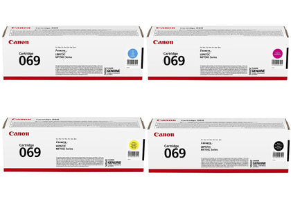 Canon 069 Toner Cartridge 4-Color Set for Canon LBP673 , MF752 , MF754 Printers