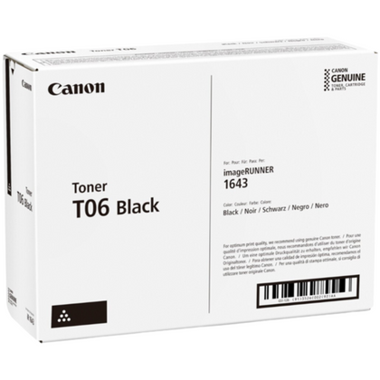 Canon T06 Black Toner Cartridge for Canon Image Runner 1643