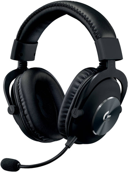 Logitech Pro Gaming Headphones, 50mm PRO-G Drivers, 7.1 Surround Sound, 6mm PRO Boom Mic, Neodymium Magnet, Cardioid Mic Pickup Pattern, Black | 981-000812