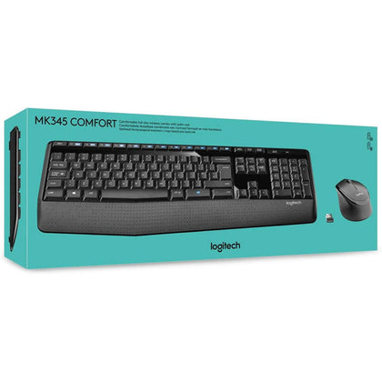 Combo Teclado Y Mouse Logitech Mk345 Inalambrico