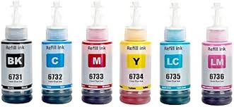 Compatible refill ink for 673 Epson L801, L805, L1800, L800, L810, L850, L1300, L18050