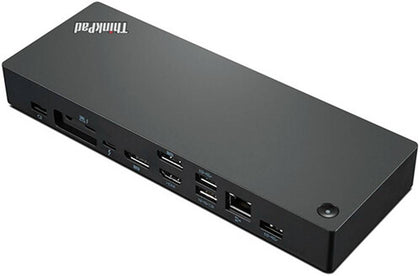 Lenovo ThinkPad Thunderbolt 4 Workstation Dock, Host with Thunderbolt 4, Supports a Single 8K@ 30Hz Display, Up to 230W Power Delivery, HDMI 2.1 / DP 1.4, USB-A / USB-C, Black | 40B00300US