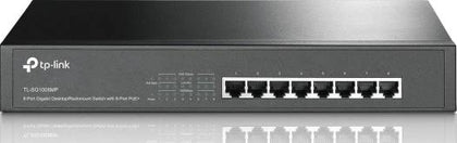 TP-Link 8-Port Gigabit Desktop/Rackmount Switch with 8-Port PoE+ | TL-SG1008MP