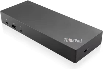 Lenovo ThinkPad Hybrid USB-C, Supports Up to 2* External Monitors, 1*USB-C, 3*USB 3.1 Gen2, 2*USB 2.0, 2* DisplayPort, 2*HDMI, 1* 3.5 mm Stereo/Mic Combo Port, Black