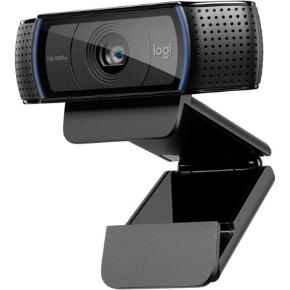 Logitech C920 HD Pro Webcam,1080P/30Fps Video Calling, Clear Stereo Audio, Light Correction, For Pc/Mac/Laptop/Macbook/Tablet - Black