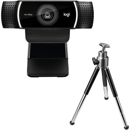 Logitech C922 Pro Stream Webcam 1080P Camera For HD Video Streaming Recording 720P At 60Fps With Tripod Included