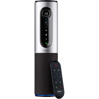 Logitech Conference Cam Connect, Video Conferencing System Full HD 1080p, Portable, USB, Skype For Business, Compatible Cisco Jabber, BlueJeans, BroadSoft, Lifesize Cloud, Vidyo, Zoom, Laptop/PC/Mac