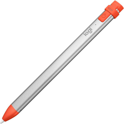 Logitech Crayon Digital Pencil For All IPads (2022 Releases And Later) With Apple Pencil Technology, Anti-Roll Design, And Dynamic Smart Tip, Orange