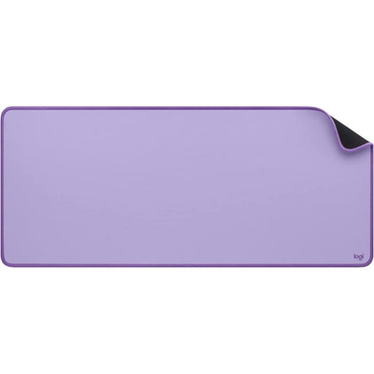 Logitech Desk Mat - Studio Series, Multifunctional Large Desk Pad, Extended Mouse Mat, Office Desk Protector With Anti-Slip Base, Spill-Resistant Durable Design, In Lavender