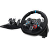 Logitech G29 Driving Force Racing Wheel And Floor Pedals, Real Force, Stainless Steel Paddle Shifters, Leather Steering Wheel Cover, Adjustable Floor Pedals, PS5/PS4/PS3/PC/Mac - Black