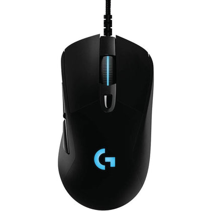 Logitech G403 Hero 25K Gaming Mouse, Lightsync RGB, Lightweight 87G+10G Optional, Braided Cable, 25, 600 DPI, Rubber Side Grips, Black, 4.9 Inch X 2.7 Inch X 1.7 Inch