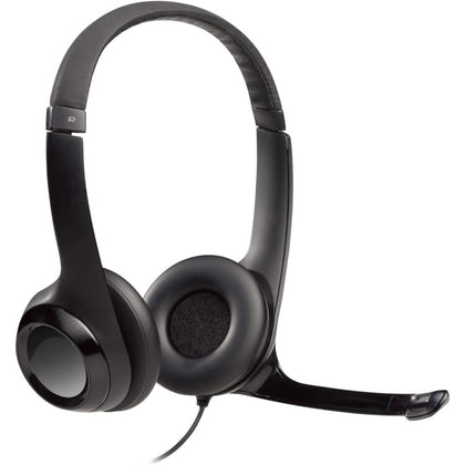 Logitech H390 Usb Computer Headset With Enhanced Digital Audio And Inline Controls - Black, Regular
