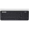 Logitech K780 Multi-Device Wireless Keyboard Quiet, QWERTY UK Layout - Dark Grey/White