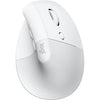 Logitech Lift Vertical Ergonomic Mouse, Wireless, Bluetooth Or Logi Bolt USB Receiver, Quiet Clicks, 4 Buttons, Compatible With Windows/MacOS/IPadOS, Laptop, PC - Pale Grey