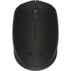Logitech M170 Wireless Mouse, 2.4 GHz With USB Mini Receiver, Optical Tracking, 12-Months Battery Life, Ambidextrous PC/Mac/Laptop - Black
