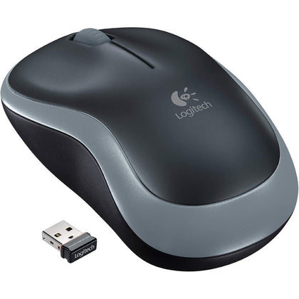 Logitech M185 Wireless Mouse, Black, Sold As 2 Each