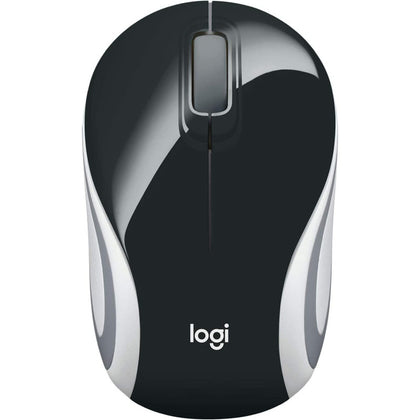 Logitech M187 Ultra Portable Wireless Mouse, 2.4 Ghz With Usb Receiver, 1000 Dpi Optical Tracking, 3-Buttons, Pc/Mac/Laptop - Black