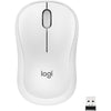 Logitech M221 Wireless Mouse, Silent Buttons, 2.4 GHz With USB Mini Receiver, Offwhite