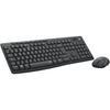 Logitech MK295 Silent Wireless Mouse Keyboard Combo With SilentTouch Technology, Full Numpad, Advanced Optical Tracking, Lag-Free Wireless, 90% Less Noise, EN Keyboard - Graphite