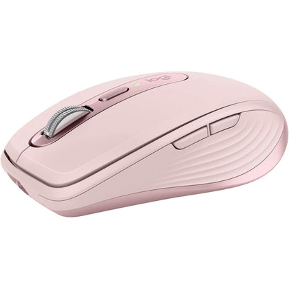 Logitech Mx Anywhere 3 Compact Wireless Performance MoUSe, Any Surface, Portable, 4000Dpi, CUStomizable Buttons, USb-C, Bluetooth, Apple Mac, Ipad, Windows Pc, Linux, Chrome - Rose