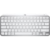 Logitech MX Keys Mini Minimalist Wireless Illuminated Keyboard, Compact, Bluetooth, Backlit, USB-C, Compatible With Apple MacOS, IOS, Windows, Linux, Android, Metal Build - Pale Gray