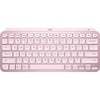 Logitech Mx Keys Mini Minimalist Wireless Illuminated Keyboard, Compact, Bluetooth, Backlit, Usb-C, Compatible With Apple Macos, Ios, Windows, Linux, Android, Metal Build - Rose, 920-010500