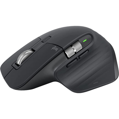 Logitech MX Master 3S - Wireless Performance Mouse With Ultra-Fast Scrolling, Ergo, 8K DPI, Track On Glass, Quiet Clicks, USB-C, Bluetooth, Windows, Linux, Chrome-Graphite