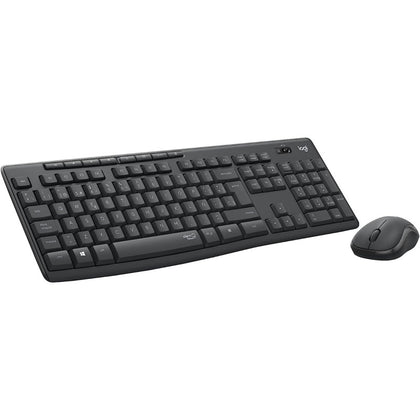 MK295 Silent Wireless Combo - Black - English And Arabic Keyboard
