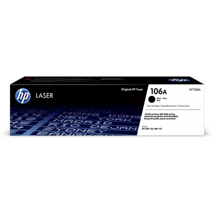 HP 106A Black Laser Toner Cartrid Cartridge, W1106A (Cartridge) | eBuyKSA