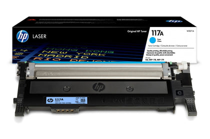 HP 117A Cyan Original Laser Toner Cartridge - W2071A