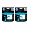 Hp 121 Black & Hp 121 Colour 121, CC640HE CC643HE Ink Cartridges