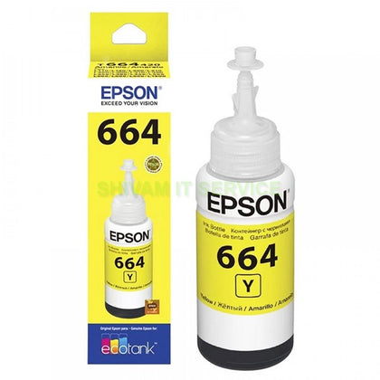 Epson T6644 Yellow Original Ink Tank for Printer, 70 ml