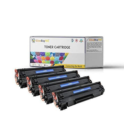 EliveBuyIND® 4-Pack Q6000A Compatible Laser Toner Cartridge Use for HP LaserJet 1600/2600/2605 Printer Series