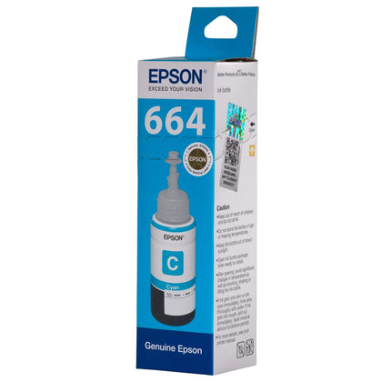 Epson Ink Cartridge - T6642, Cyan 70ml Ink Bottle