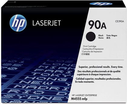 Hp 90a Laserjet Toner Cartridge - Ce390a, Black