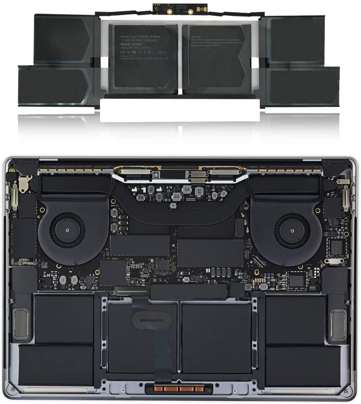 83.6Wh A1953 Mid 2018 2019 Apple MacBook Pro 15