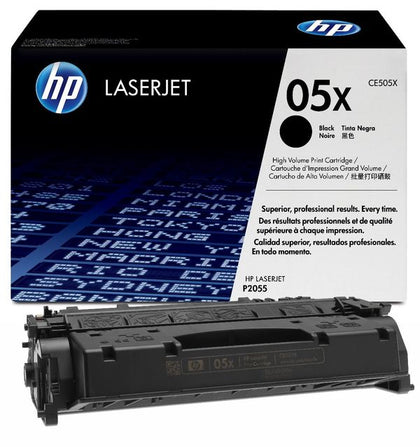 Original HP 05X High Capacity Black Toner Cartridge - (CE505X)