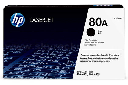 HP 80A Toner Cartridge CF280A for HP Laserjet PRo 400 M401 and MFP 425