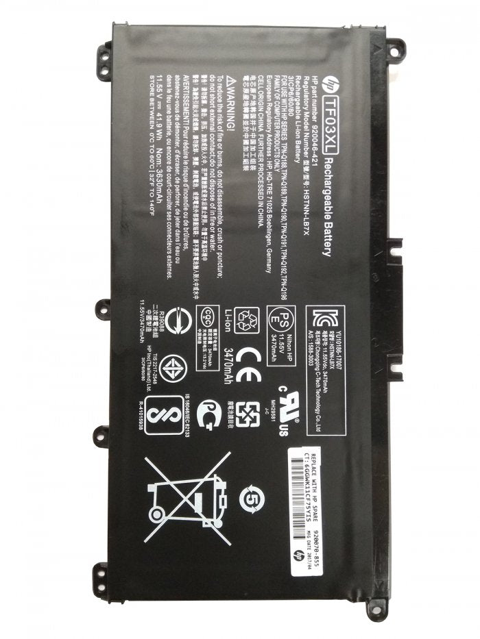 Original Tf03xl Hp Pavilion 15 Cc000no Pavilion 15 Cc 15 Cd 15 Ck 17 Ar 15 Cc610ms Laptop 7117