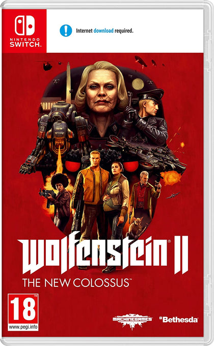 Wolfenstein II The New Colossus Nintendo Switch by Bethesda